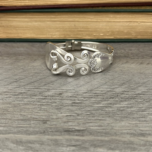 Cascading Spirals Premium Fork Bracelet