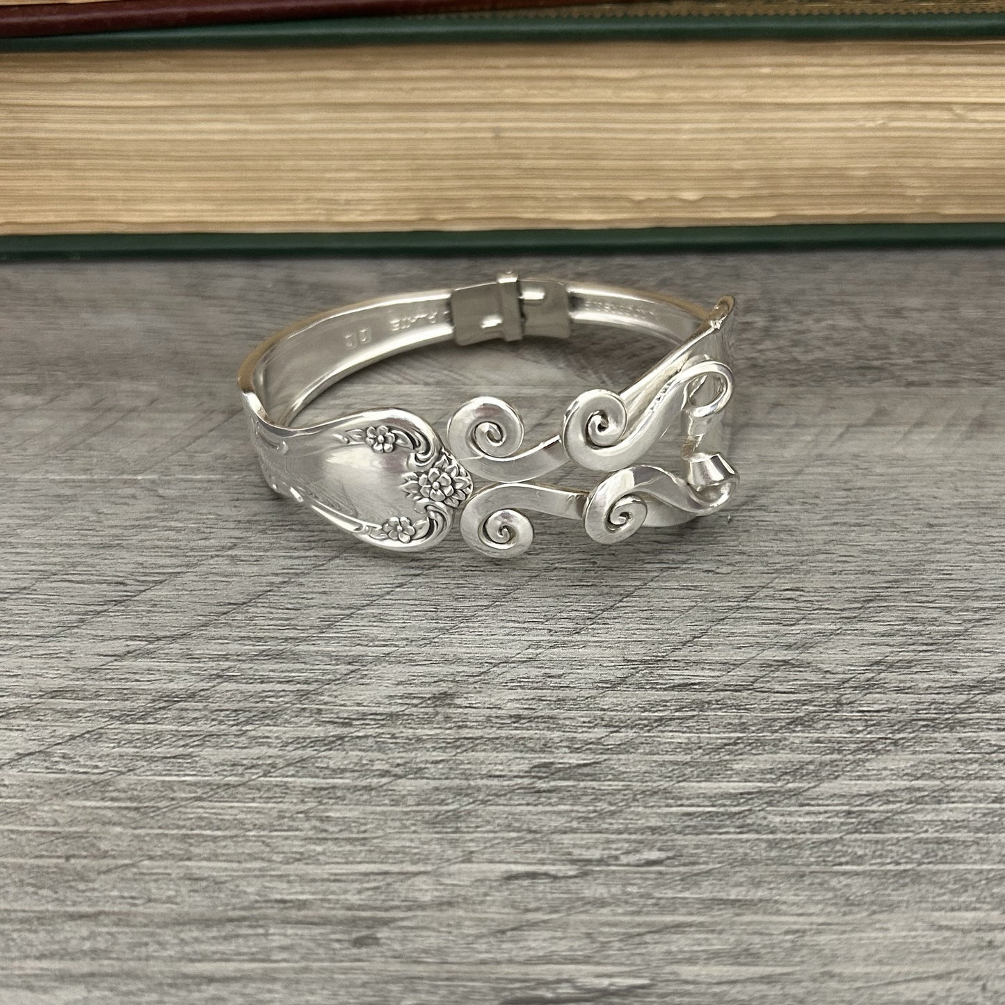 Cascading Spirals Premium Fork Bracelet