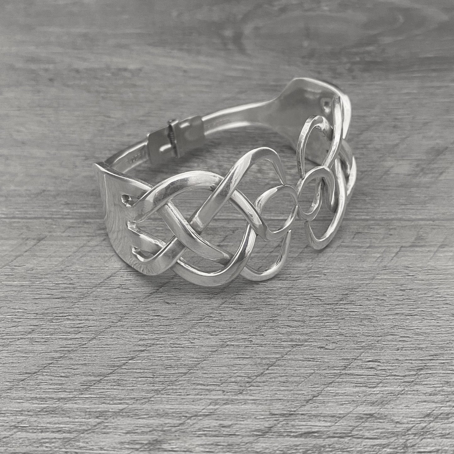 Celtic Weave Double Fork Bracelet